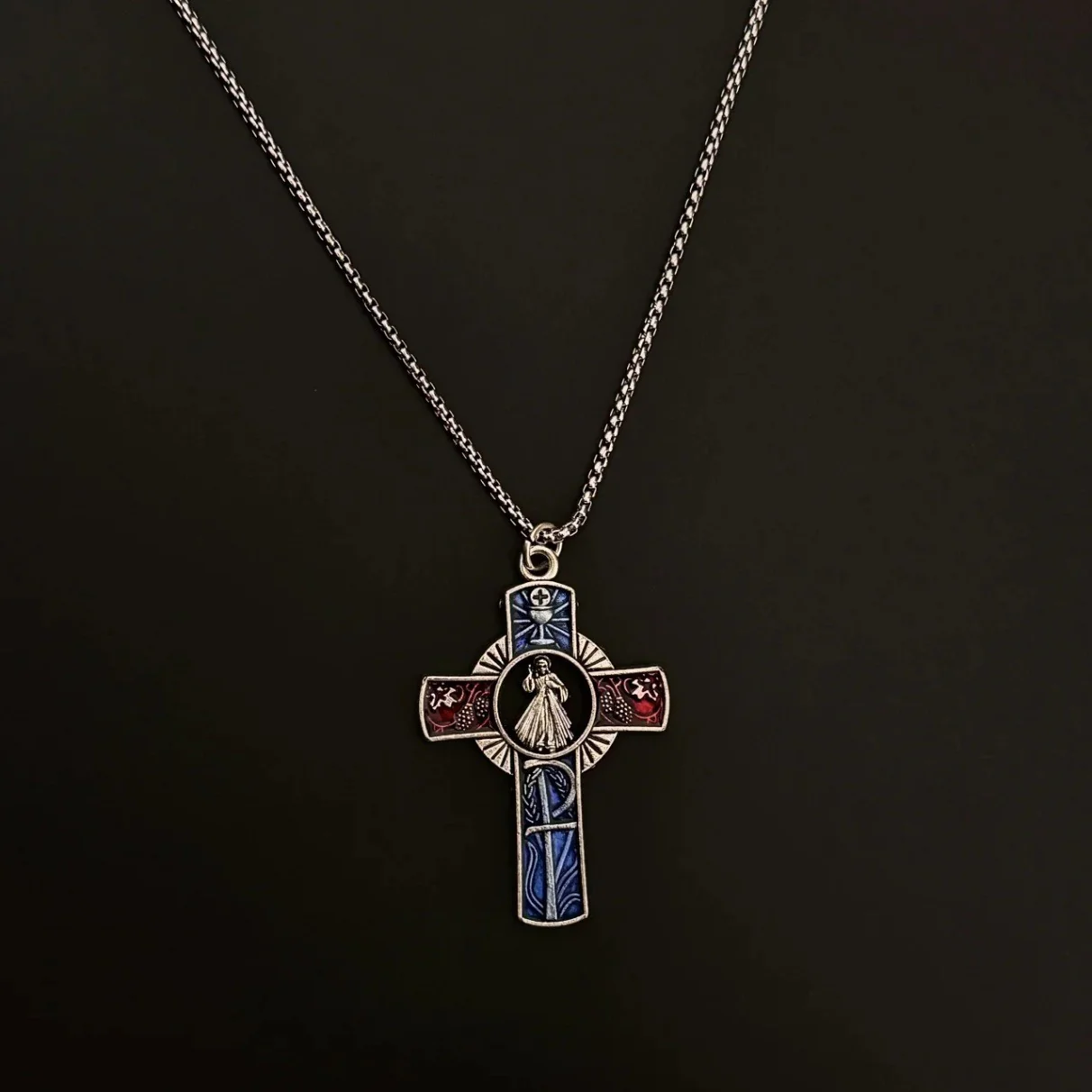 Amen Artisan Love & Peace Cross Necklace
