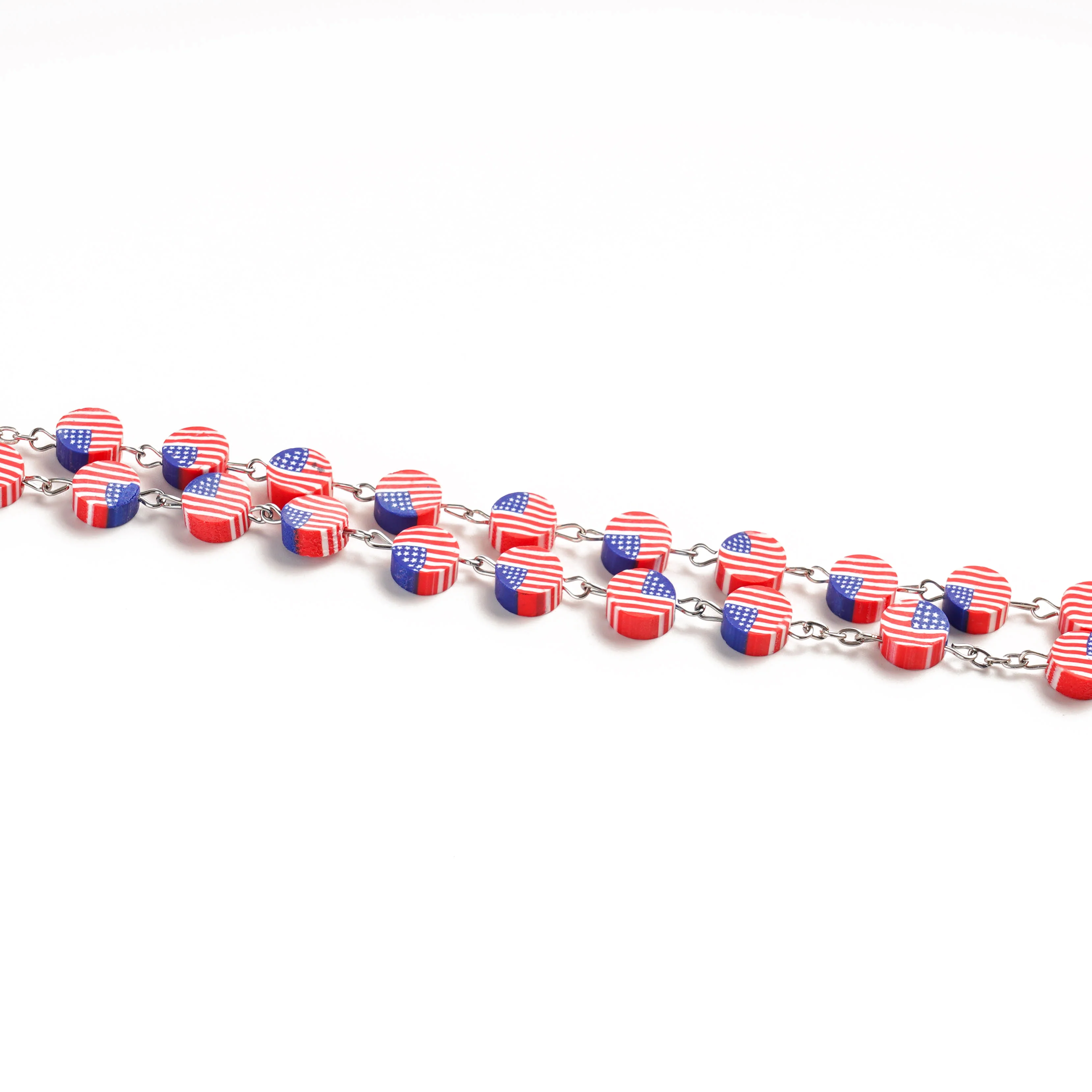 American Flag St. Michael Rosary Amen Artisan - Image 5