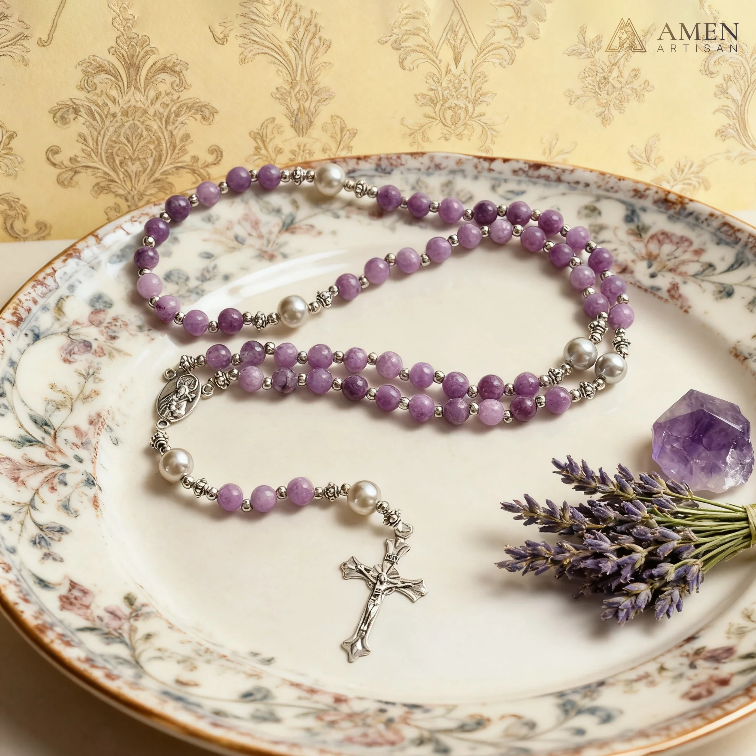 Amethyst Rosary - Image 7