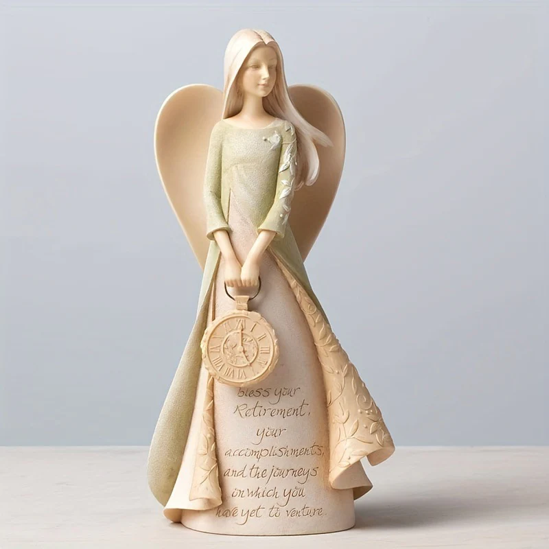 Angel Sculpture Ornament | Soothing Guardian Decor, Heartwarming Home Accent