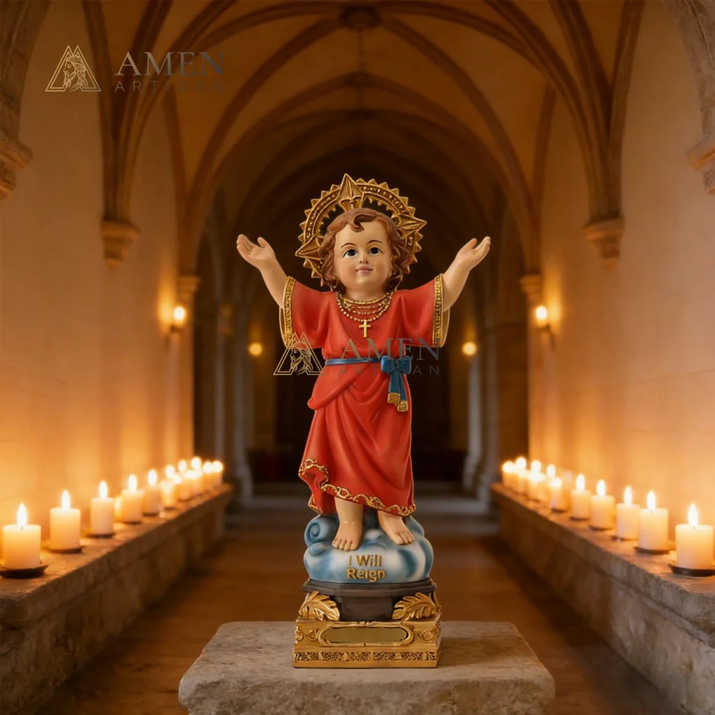 Christ Child Statue Amen Artisan - Image 2