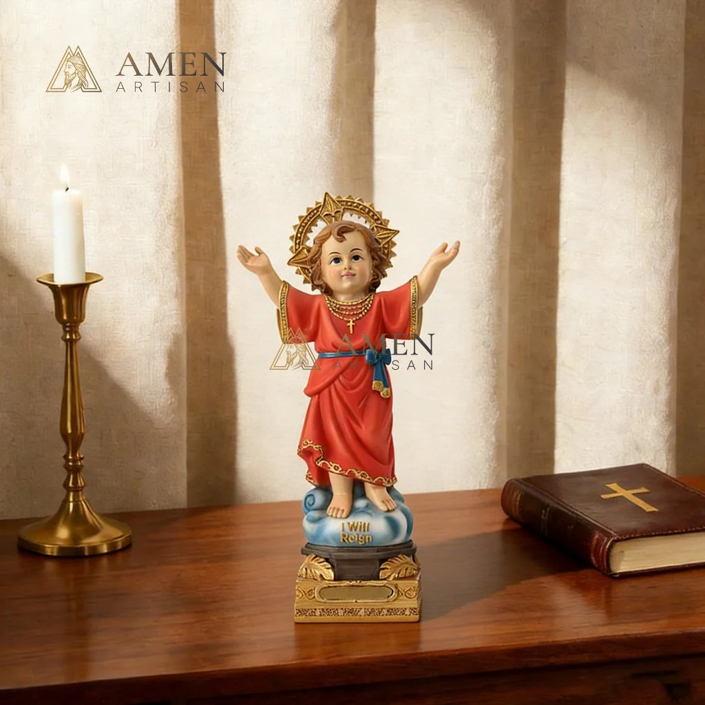 Christ Child Statue Amen Artisan - Image 3