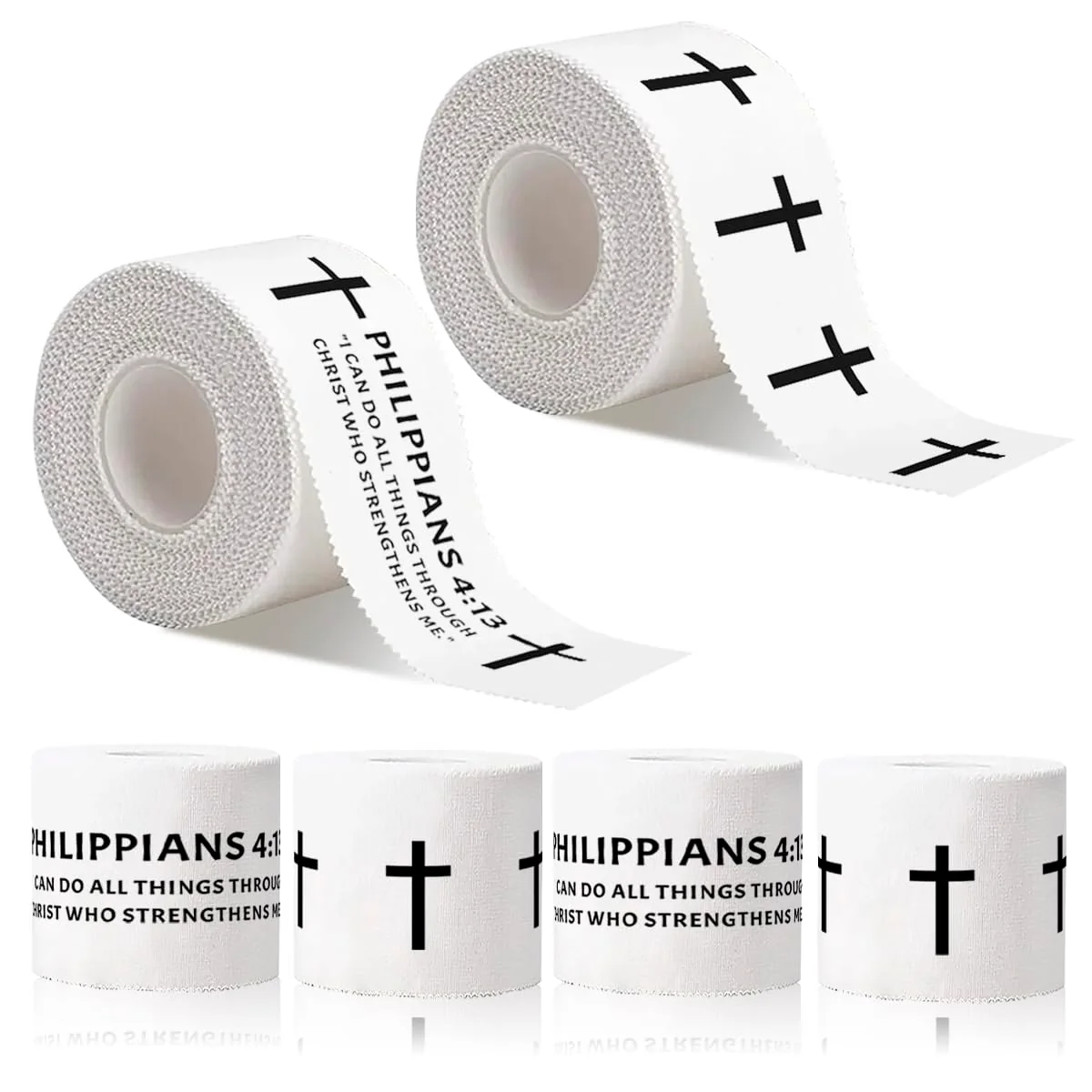 Christian Athletic Tape – Faith-Inspired Sports Tape with Cross & Scripture Print - Image 7