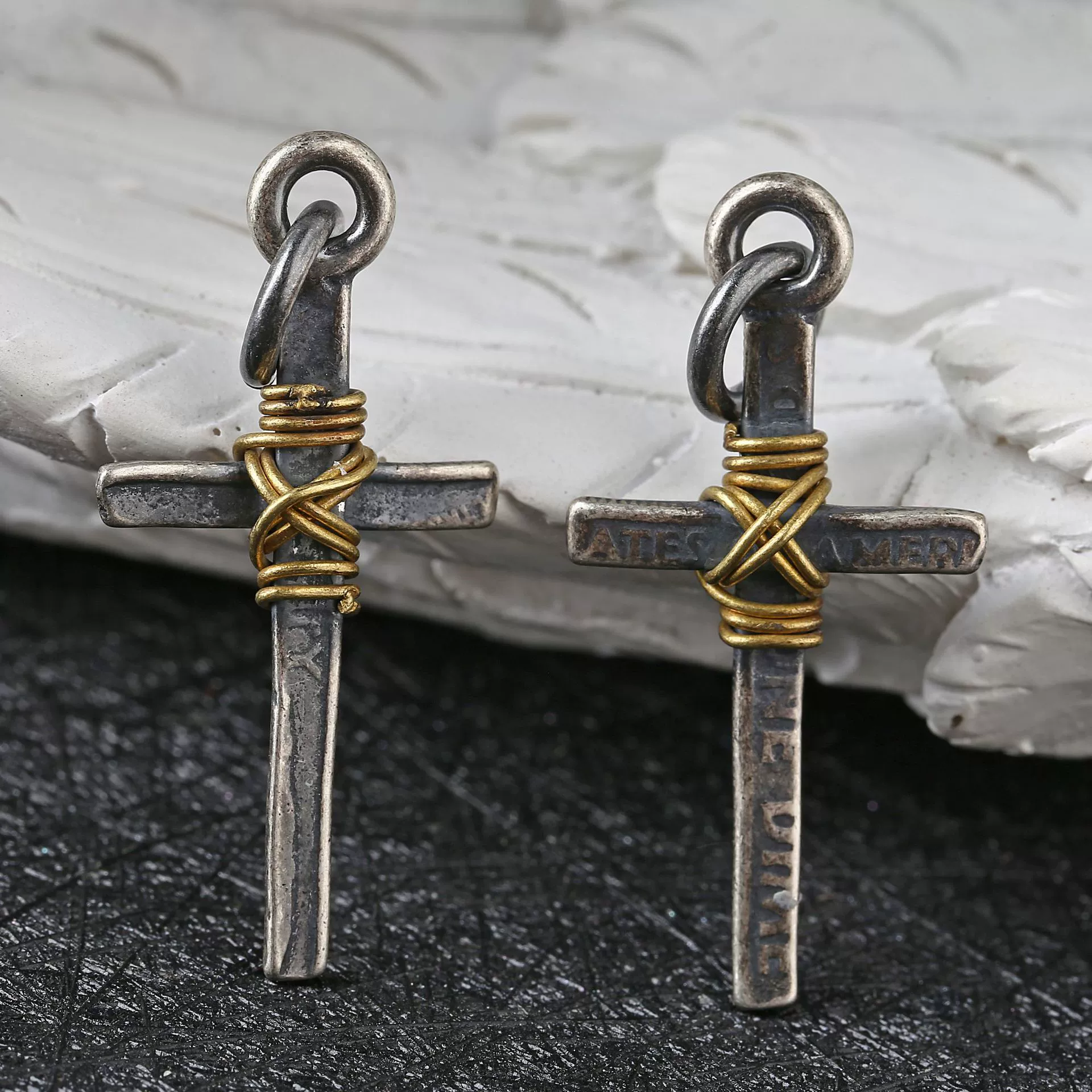 Amen Artisan Cross-Wrapped Pendant Necklace - Image 3