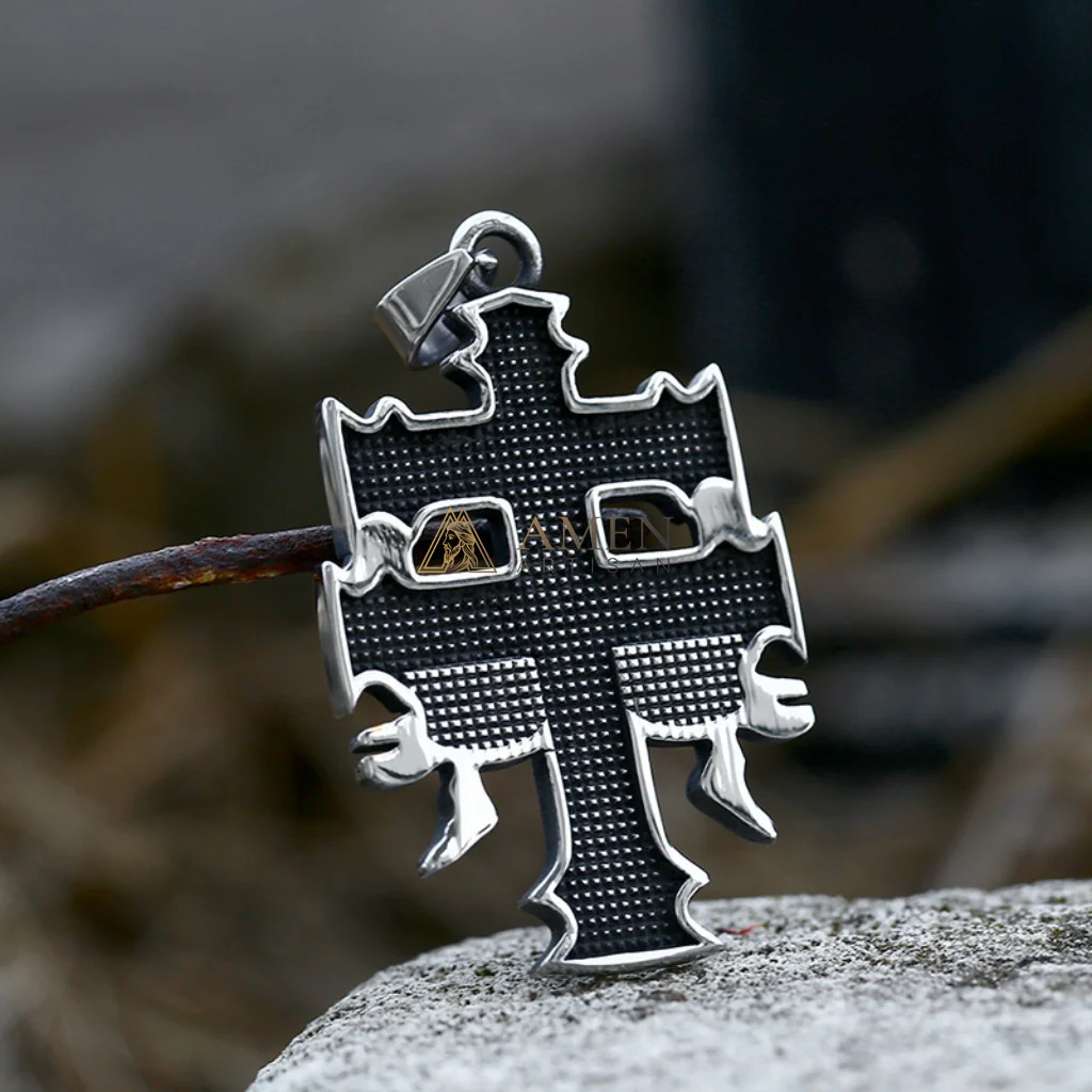 Crucifix Pendant Necklace Amen Artisan - Image 2