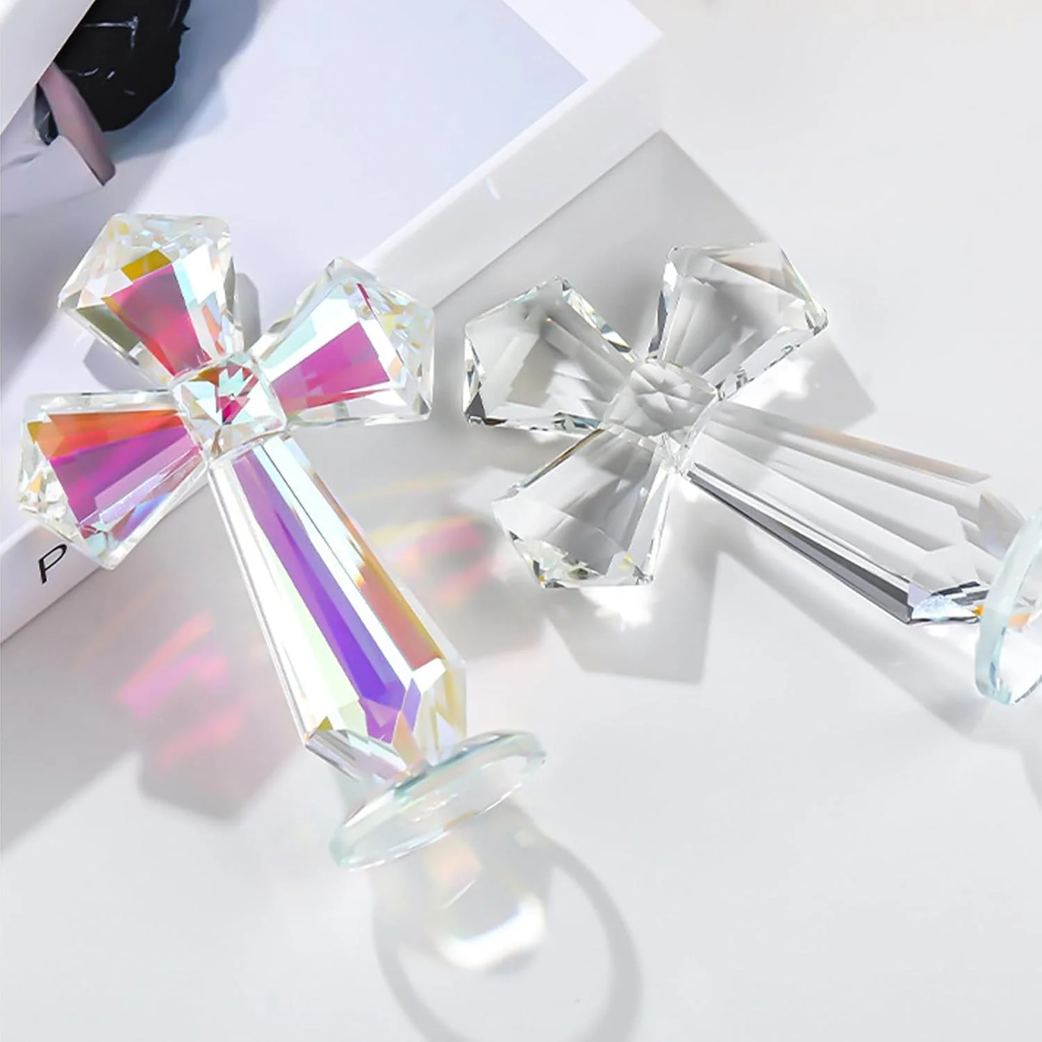 Crystal Cross Figurine Amen Artisan - Image 12
