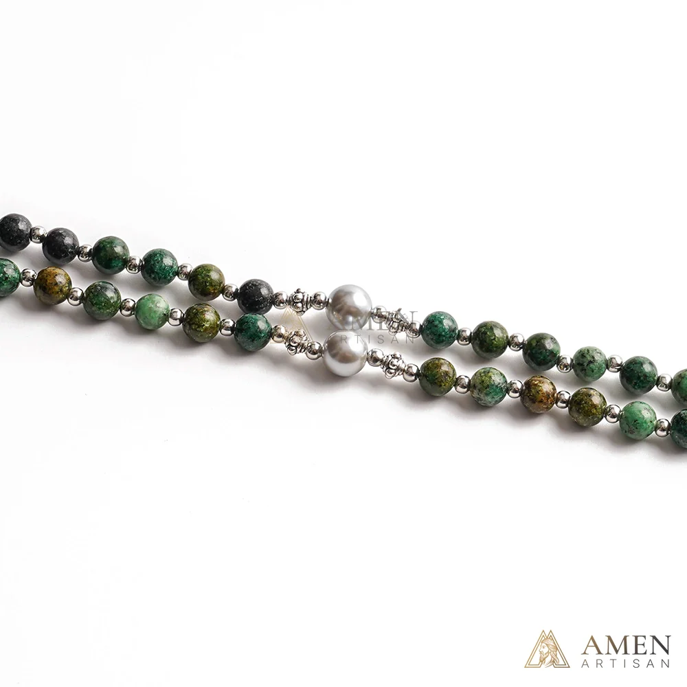 【Deal Today】African Turquoise Rosary - Image 3