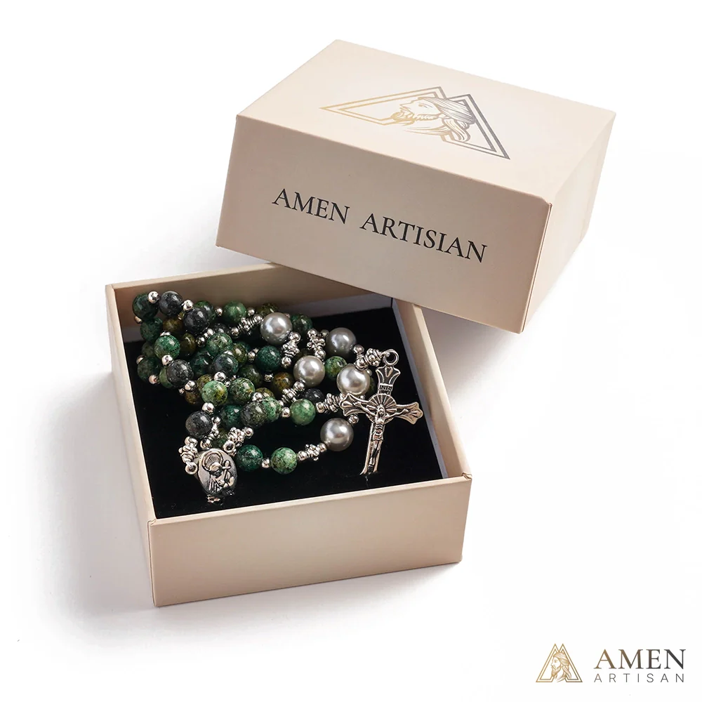 【Deal Today】African Turquoise Rosary - Image 4