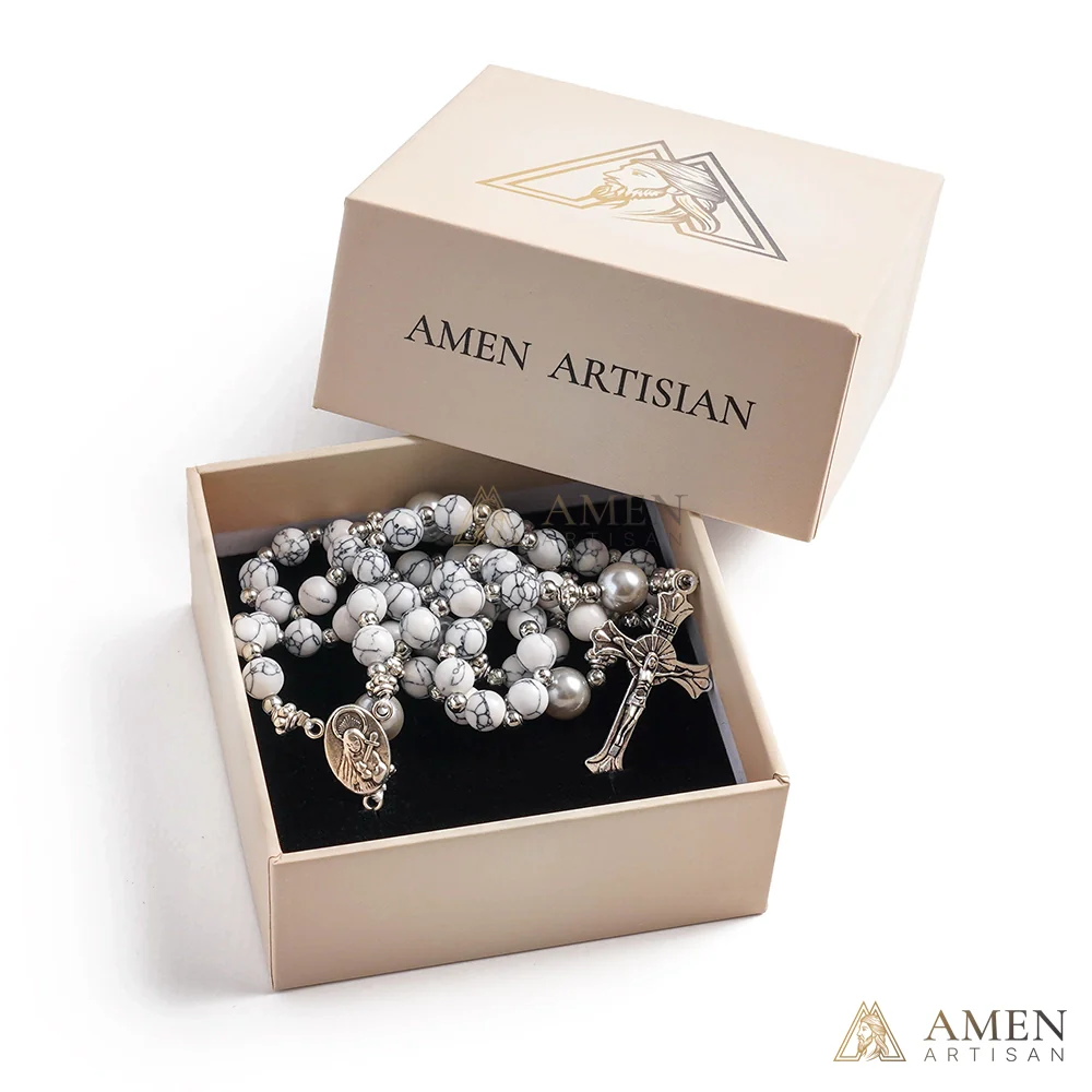 【Deal Today】Howlite Rosary - Image 4