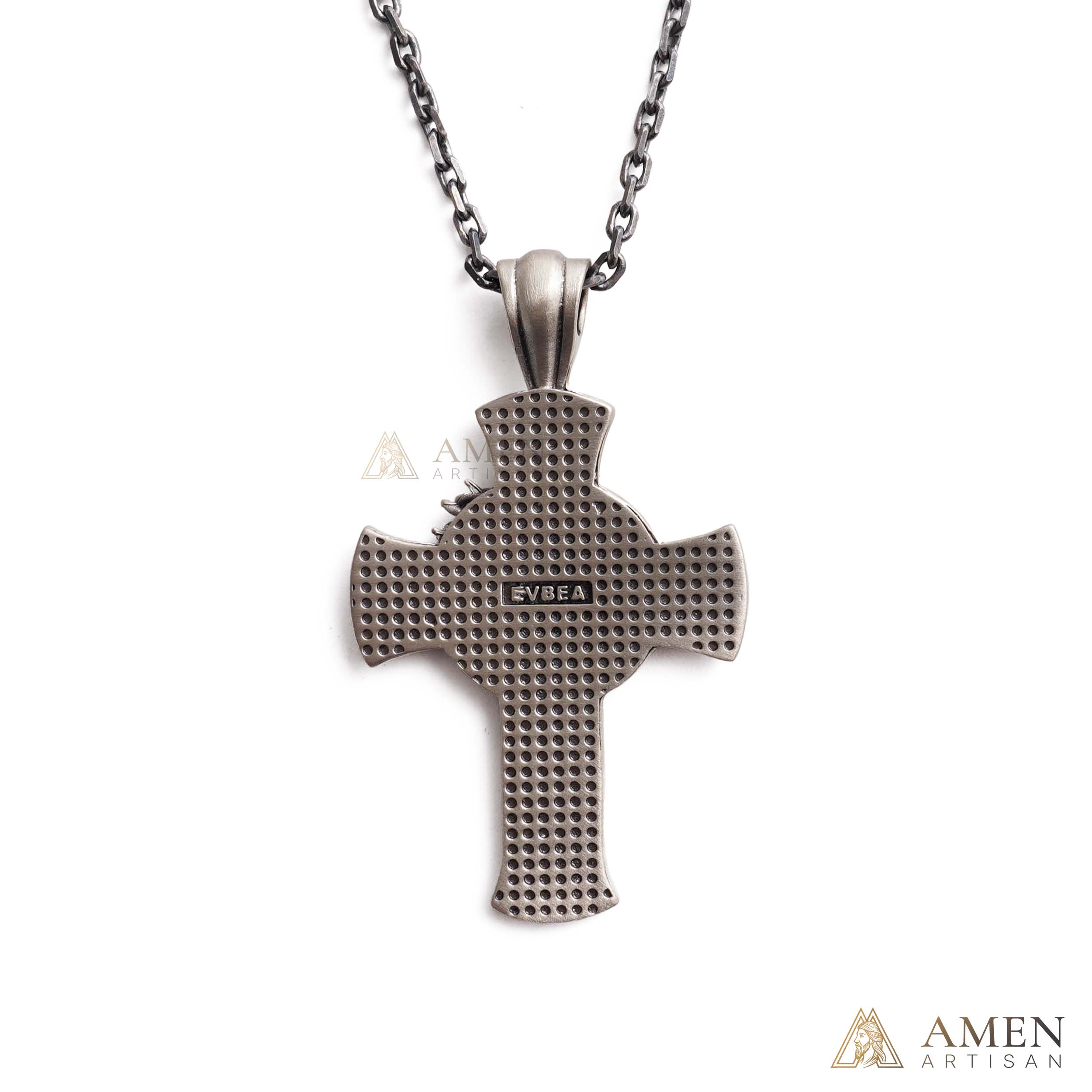 【Deal Today】Jesus Crown of Thorns Cross Pendant with Chain | Amen Artisan - Image 4