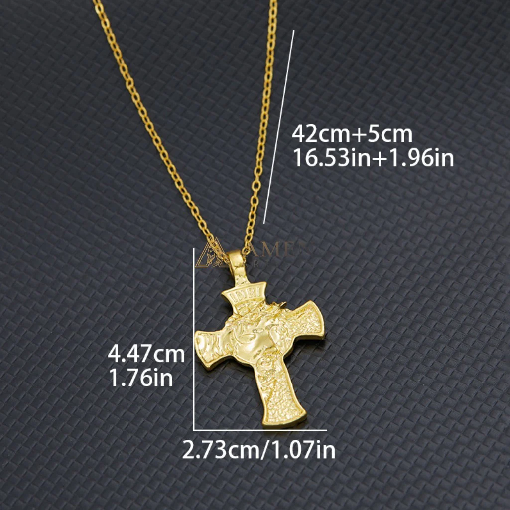 【Deal Today】Jesus Crown of Thorns Cross Pendant with Chain | Amen Artisan - Image 7