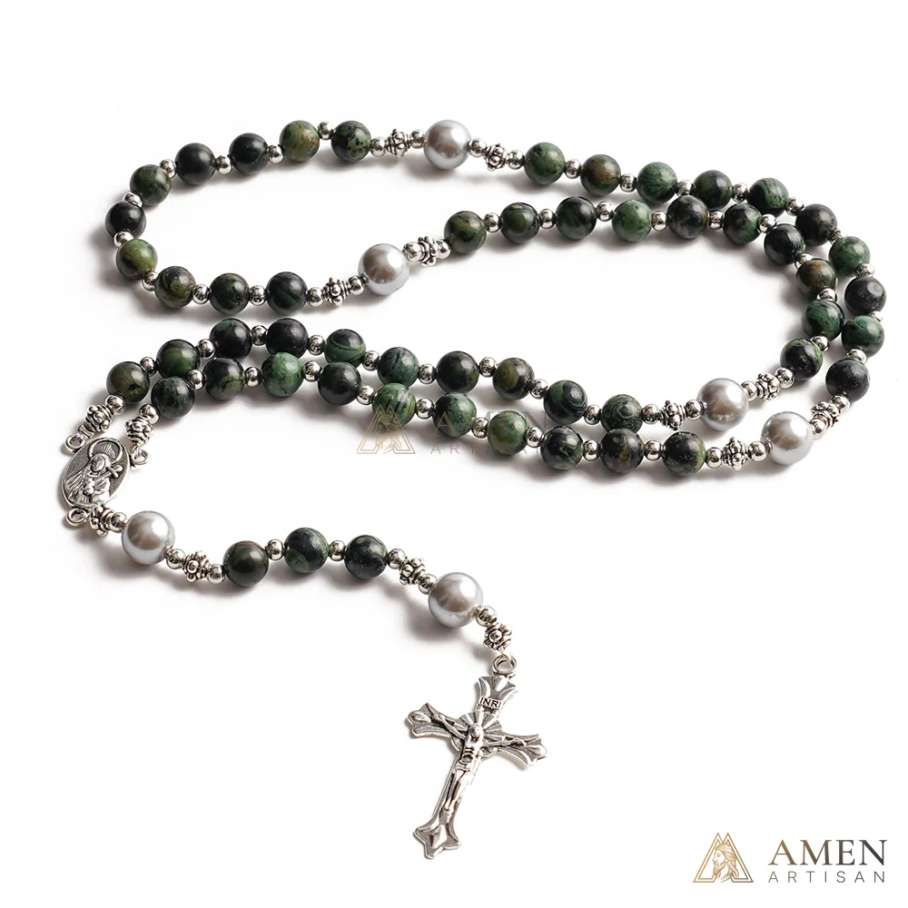 【Deal Today】Kambamba Jasper Rosary - Image 2