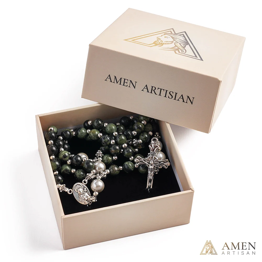 【Deal Today】Kambamba Jasper Rosary - Image 4