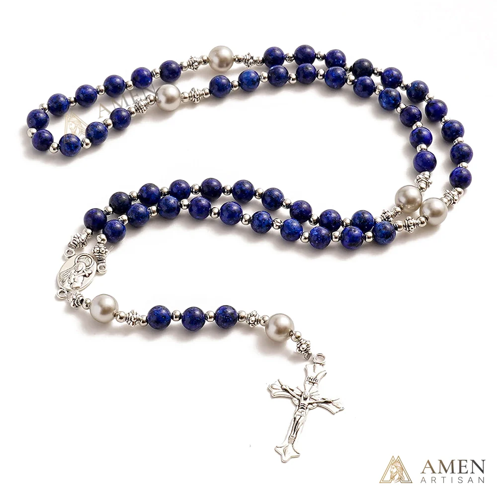 【Deal Today】Lapis Lazuli Rosary - Image 2