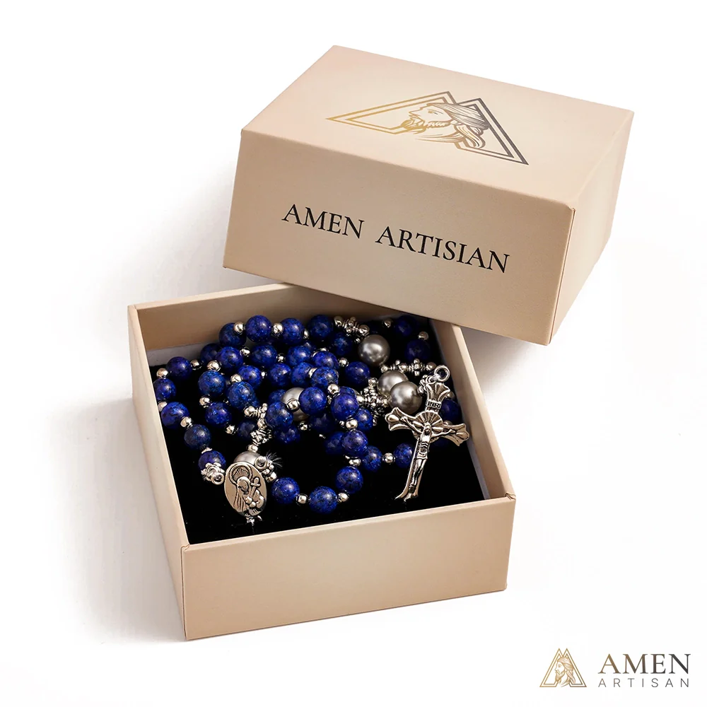 【Deal Today】Lapis Lazuli Rosary - Image 4