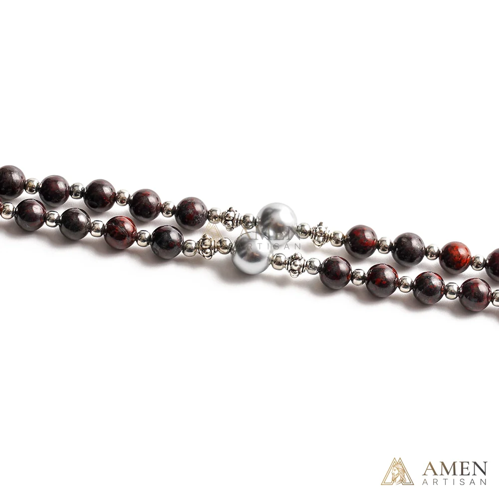 【Deal Today】Red Jasper Rosary - Image 3