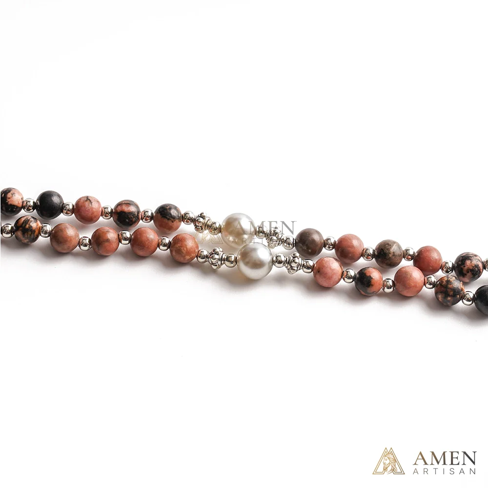 【Deal Today】Rhodonite Rosary - Image 3
