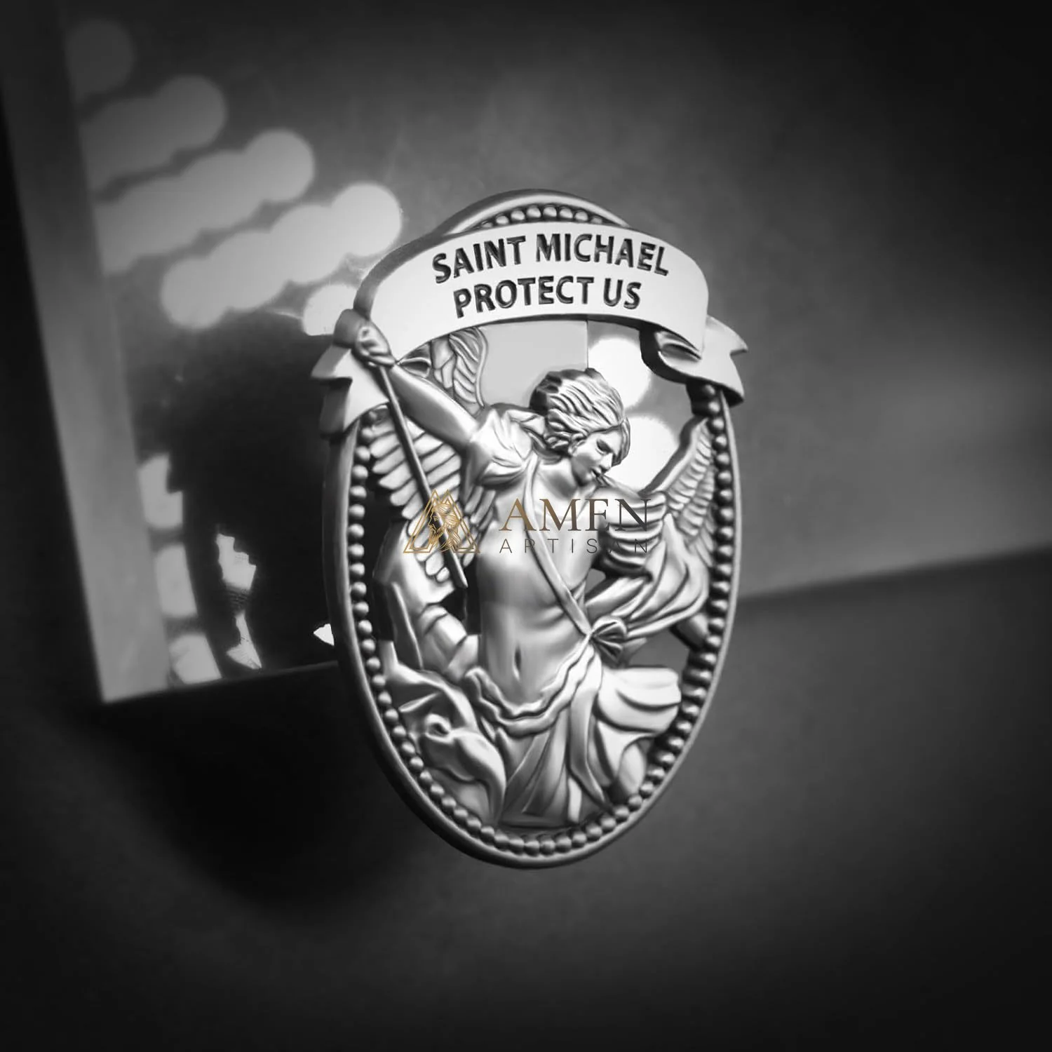 【DEAL TODAY】St Michael Medal Car Clip - Image 9