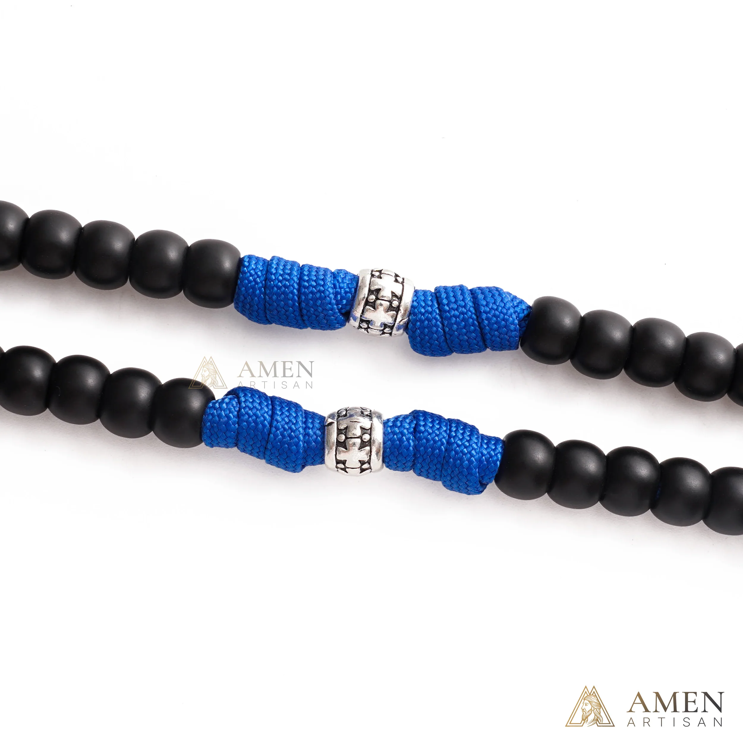 St. Michael Paracord Rosary with Jesus Crucifix - Protection & Strength - Image 6