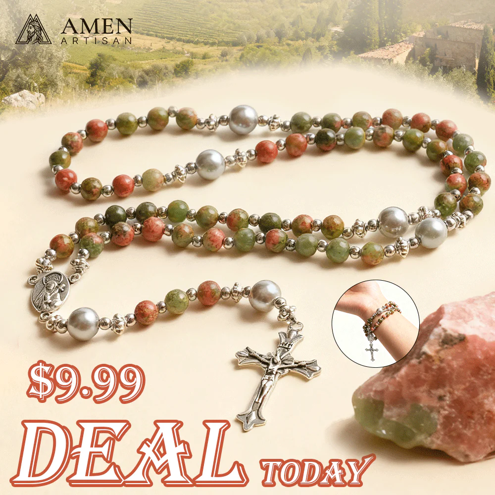 【Deal Today】Unakite Rosary - Image 5