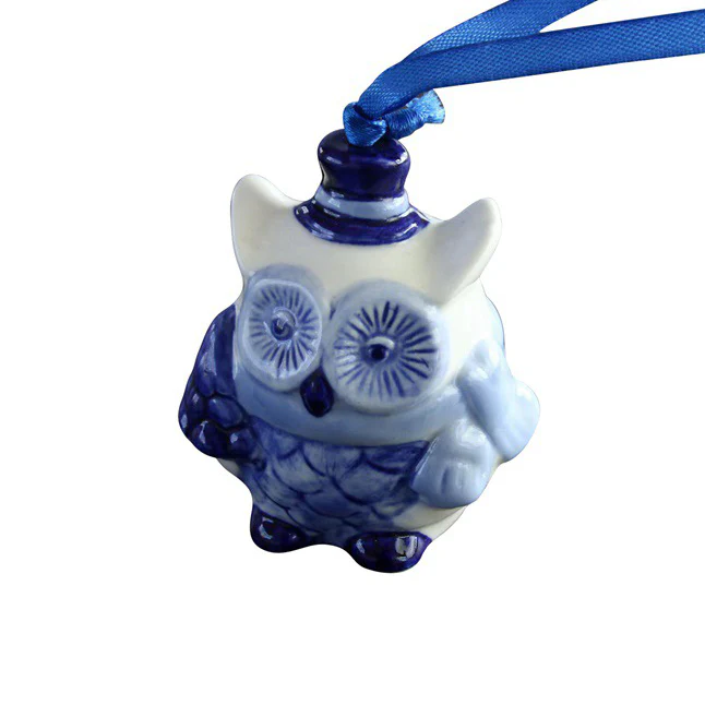 Delft Blue Ceramic Tabletop Ornament Amen Artisan - Image 4