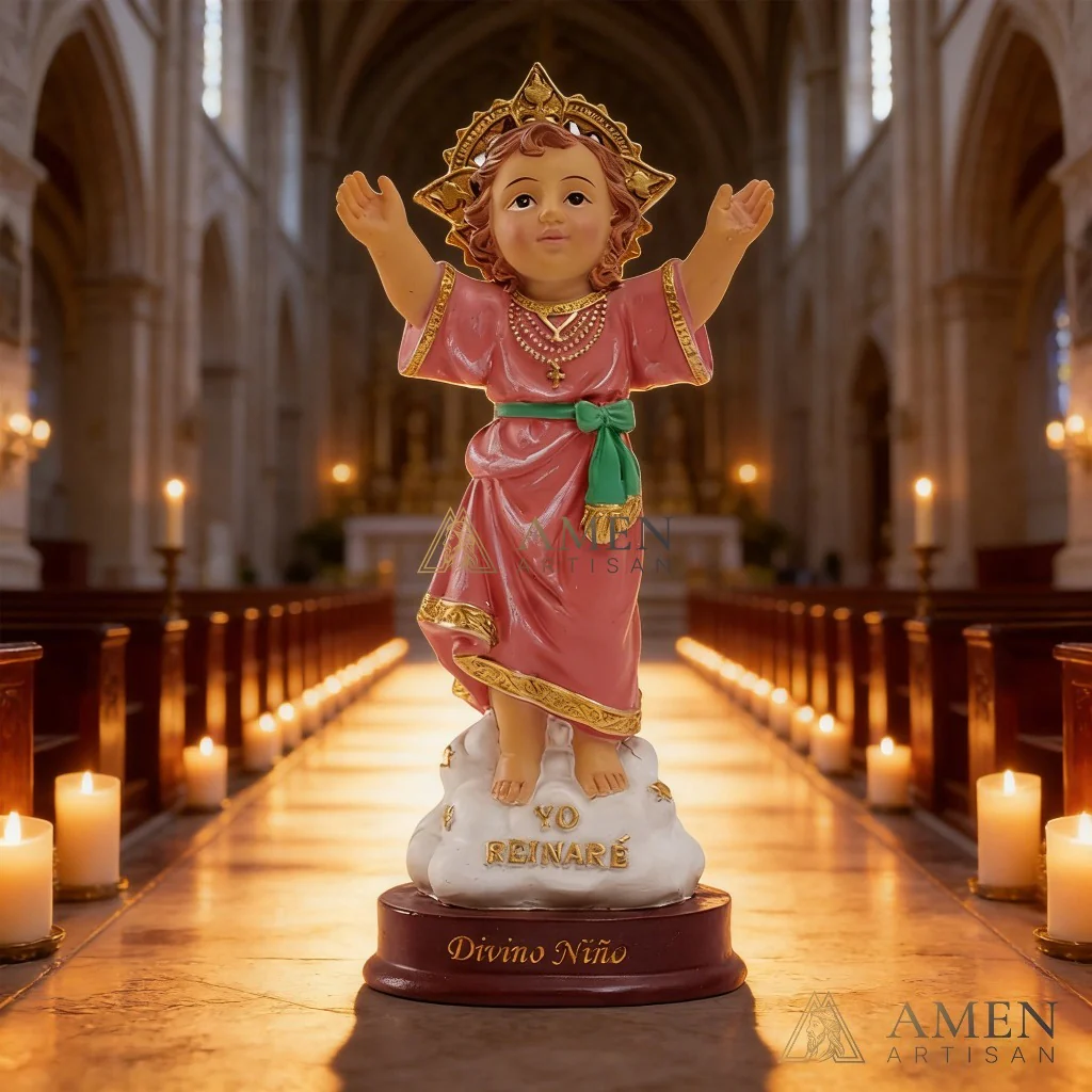 Divino Niño Statue Amen Artisan - Image 2