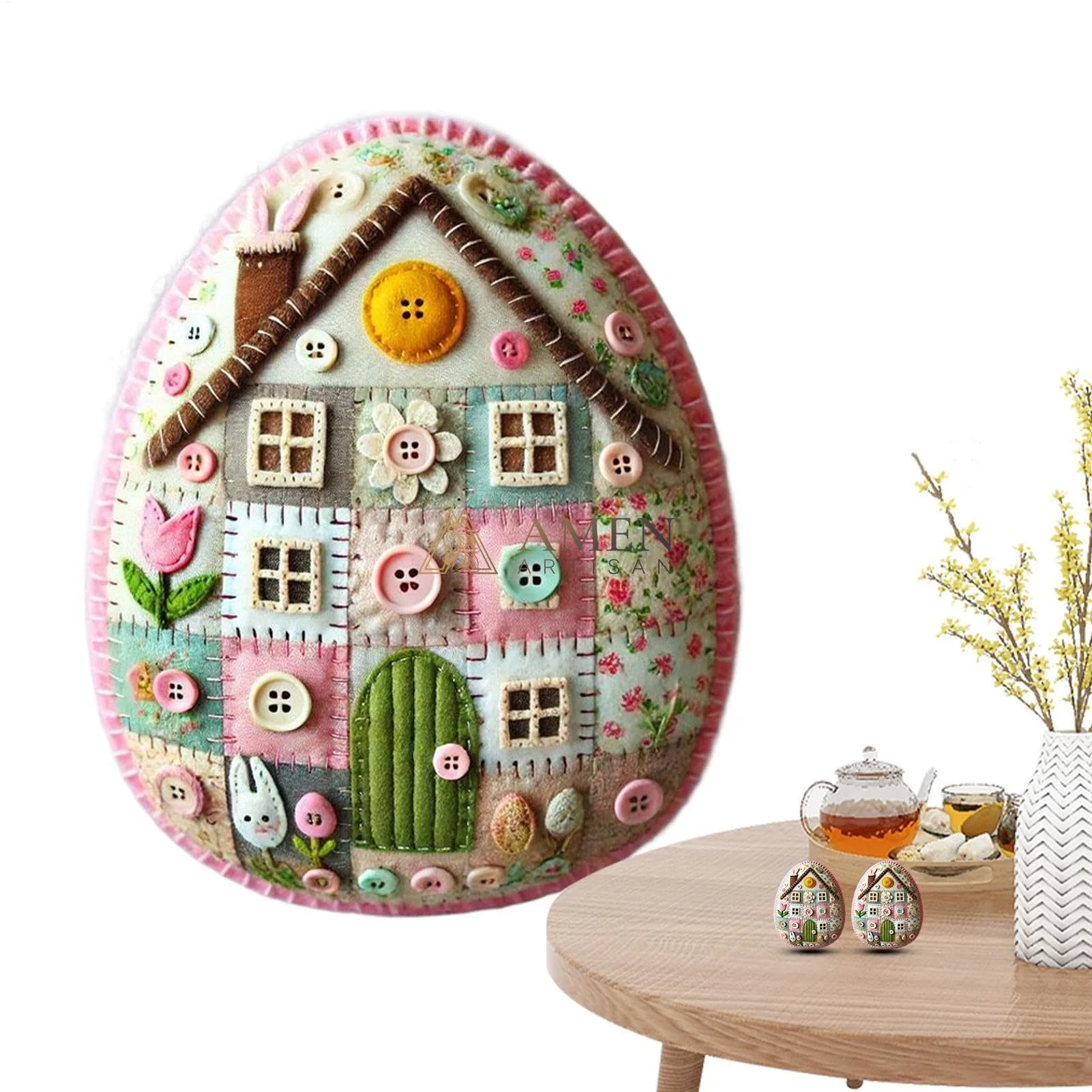 Easter Felt Egg Ornaments Amen Artisan - Image 16