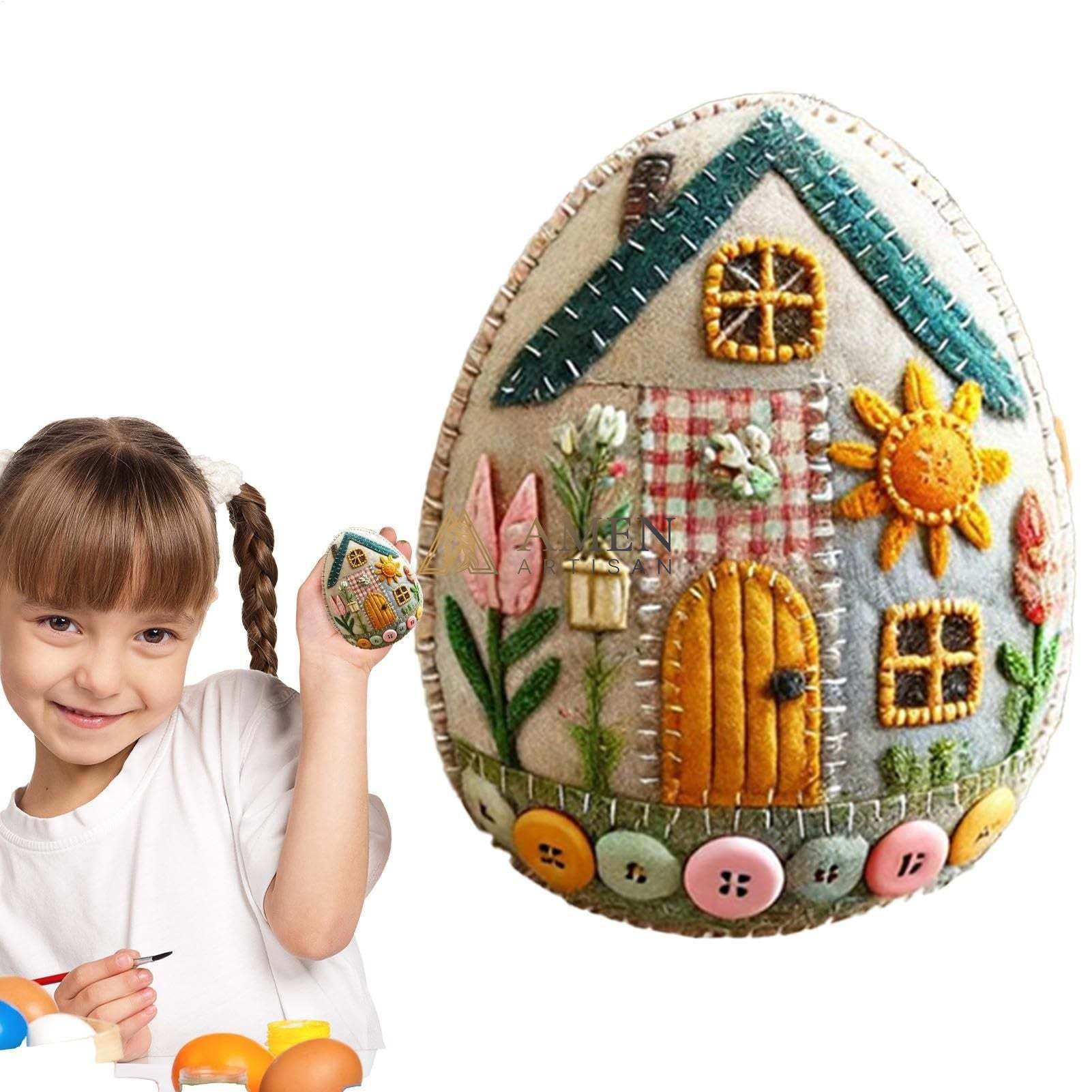 Easter Felt Egg Ornaments Amen Artisan - Image 5