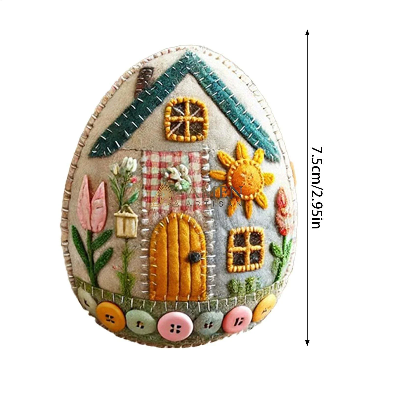 Easter Felt Egg Ornaments Amen Artisan - Image 7