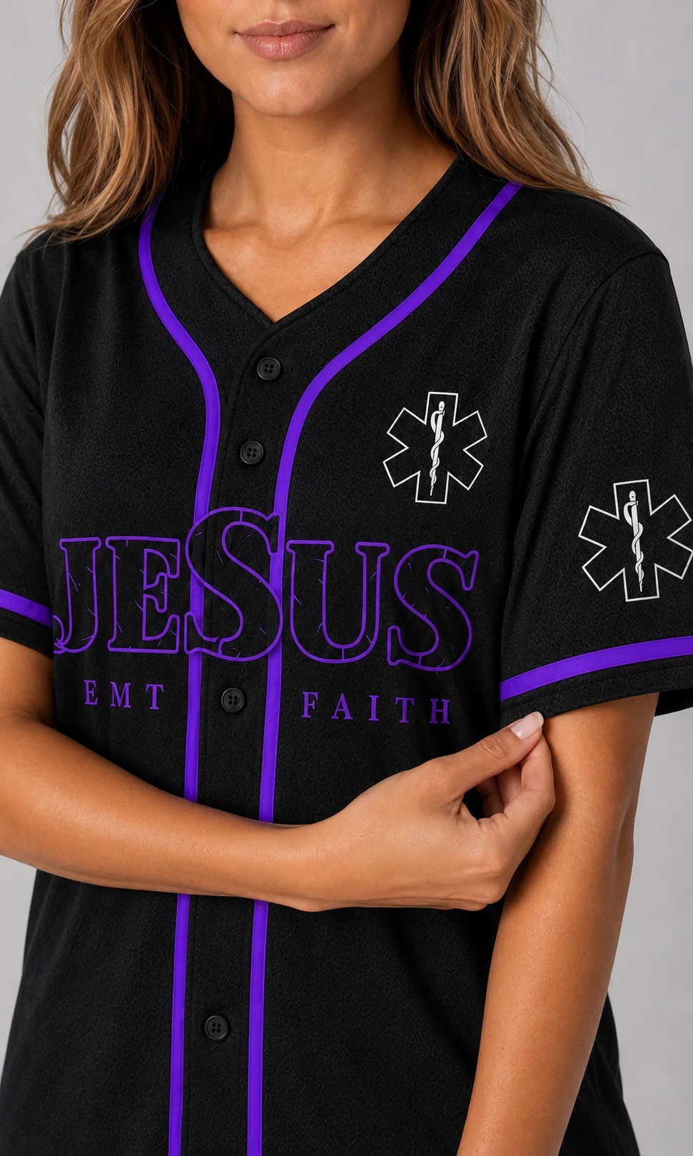 Faith on Every Call EMT T-Shirt — Faith, Service & Courage - Image 18