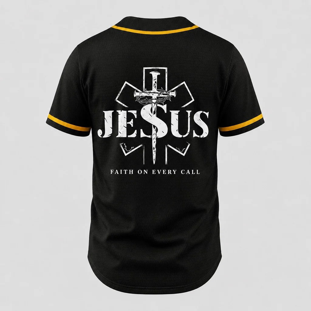 Faith on Every Call EMT T-Shirt — Faith, Service & Courage - Image 3