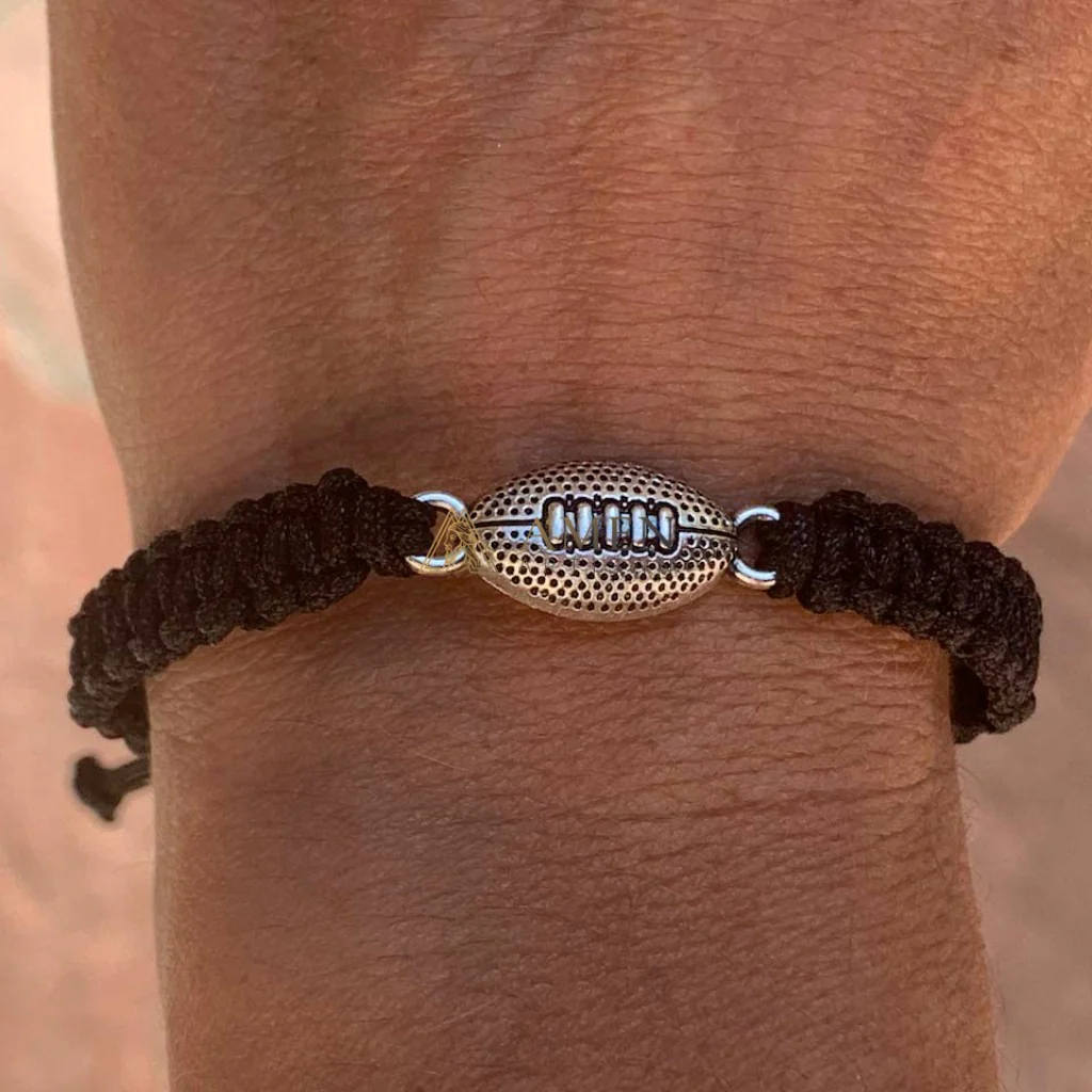 Football Braided Bracelet Amen Artisan - Image 2