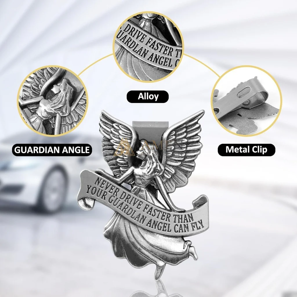 Guardian Angel Car Visor Clip Amen Artisan - Image 2