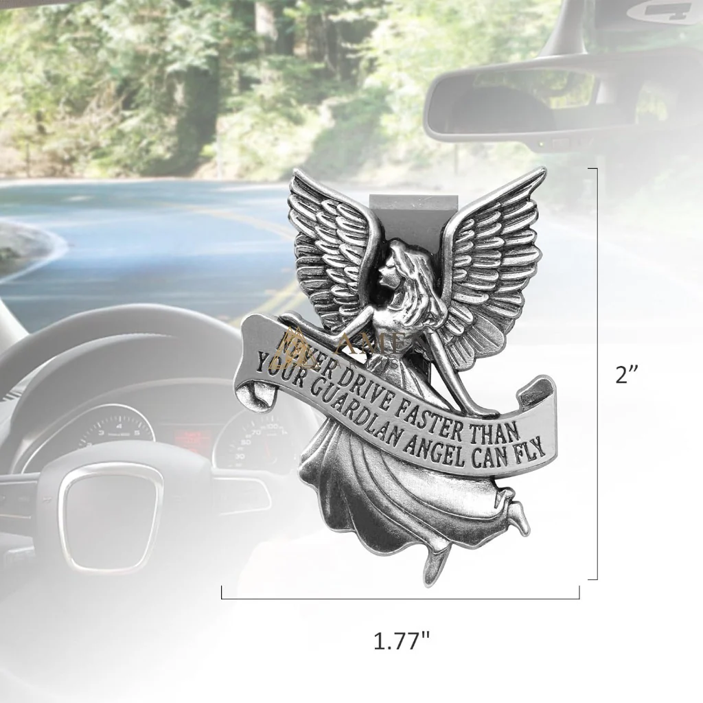 Guardian Angel Car Visor Clip Amen Artisan - Image 3