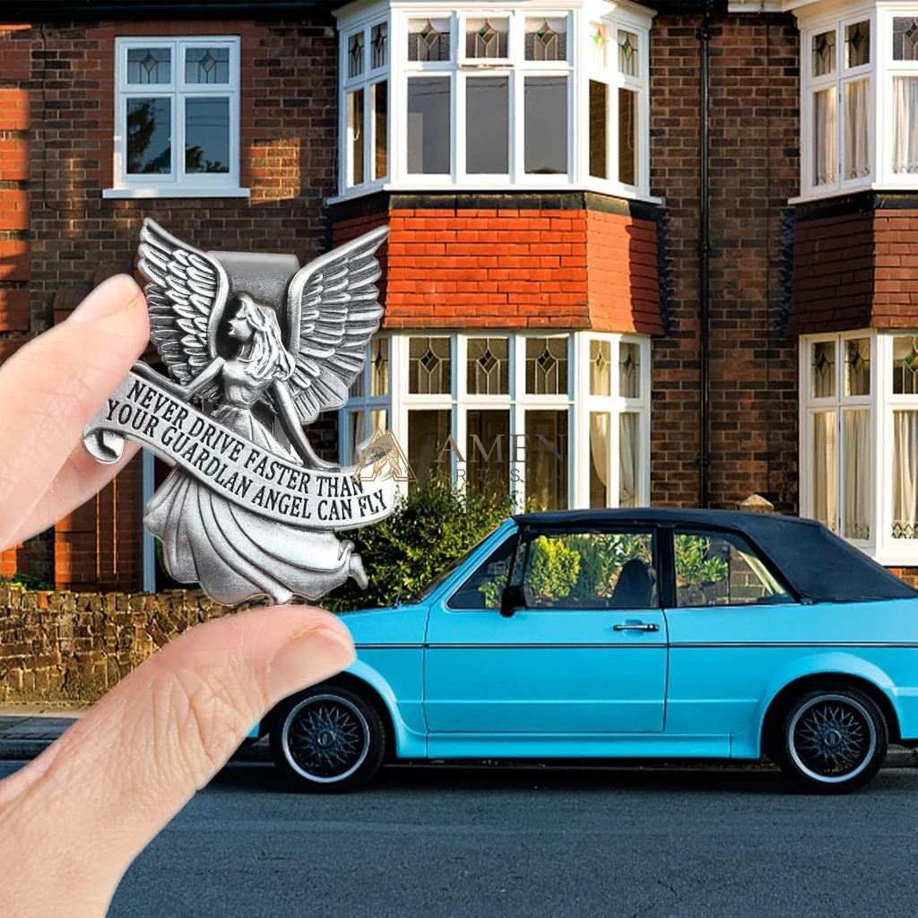 Guardian Angel Car Visor Clip Amen Artisan - Image 6