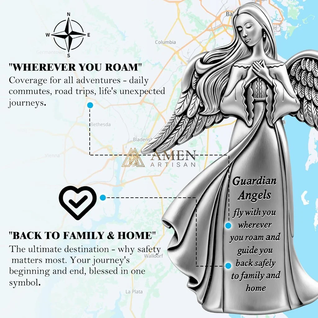 Guardian Angel Car Visor Clip Amen Artisan - Image 6