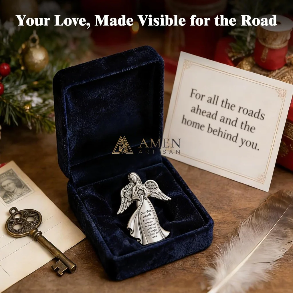 Guardian Angel Car Visor Clip Amen Artisan - Image 8