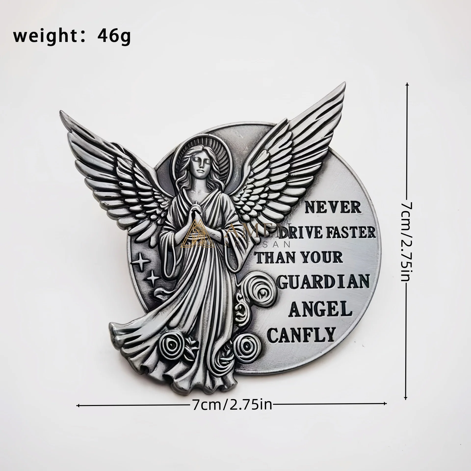 Guardian Angel Car Visor Clip Collection Amen Artisan - Image 6