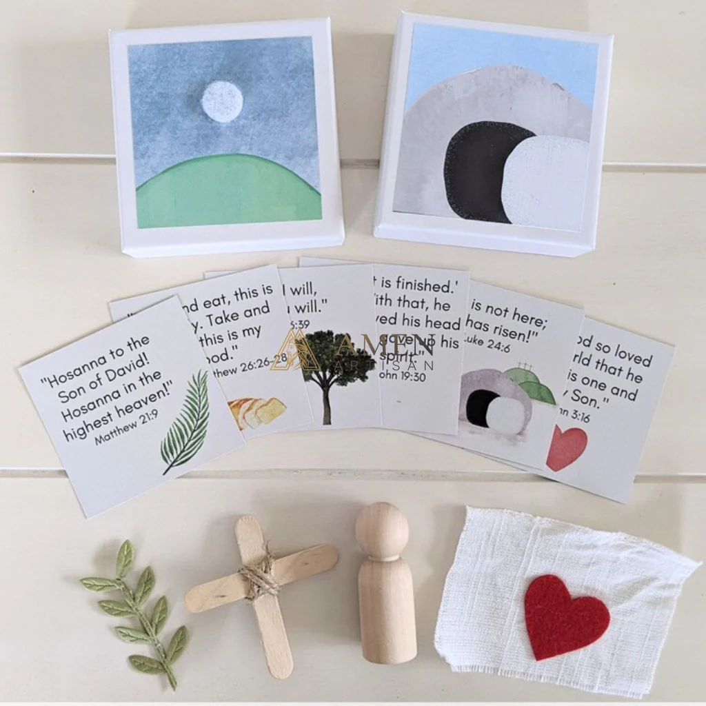 Handcrafted Easter Holy Week Box Gift Set Amen Artisan - Image 11