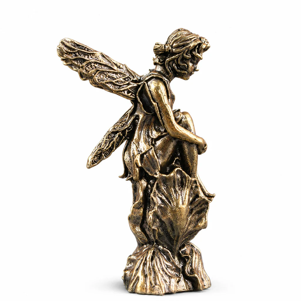 Handcrafted Solid Brass Guardian Angel Figurine - Protection, Peace & Blessing | Amen Artisan - Image 24