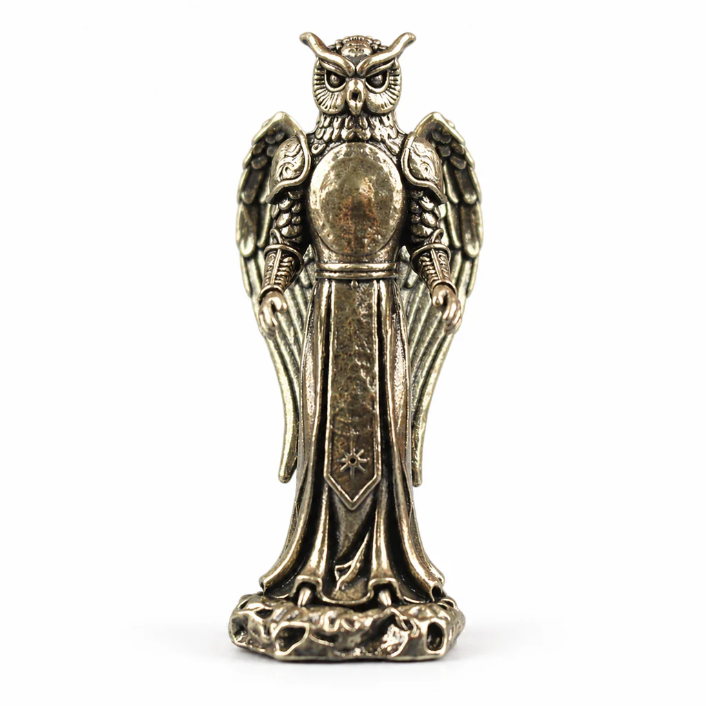 Handcrafted Solid Brass Guardian Angel Figurine - Protection, Peace & Blessing | Amen Artisan - Image 27