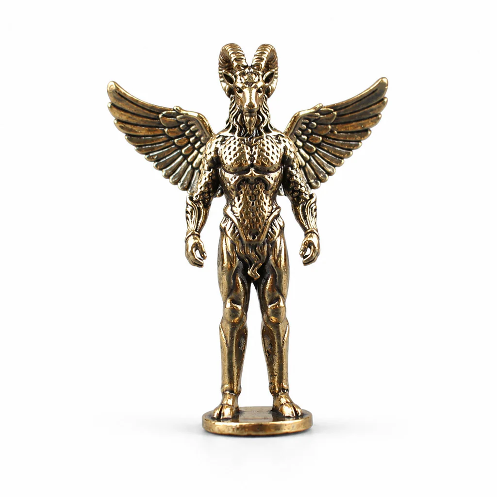 Handcrafted Solid Brass Guardian Angel Figurine - Protection, Peace & Blessing | Amen Artisan - Image 29