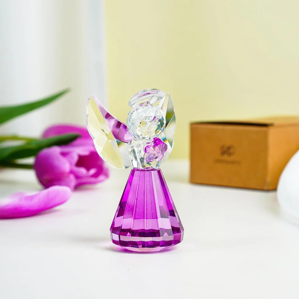 Handmade Crystal Angel Figurine Amen Artisan - Image 19
