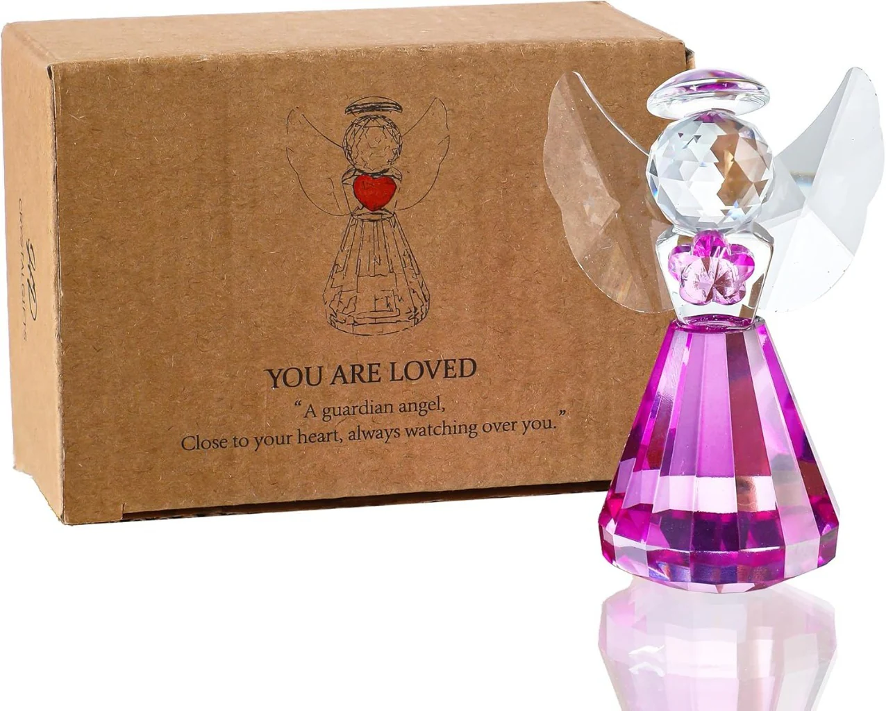 Handmade Crystal Angel Figurine Amen Artisan - Image 20