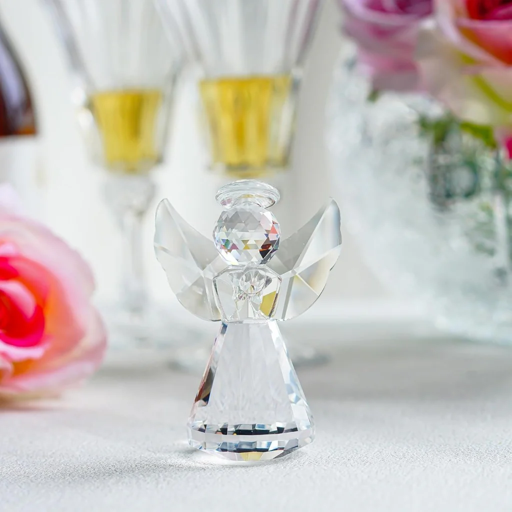 Handmade Crystal Angel Figurine Amen Artisan - Image 23