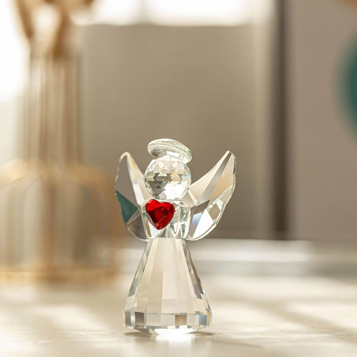 Handmade Crystal Angel Figurine Amen Artisan - Image 7