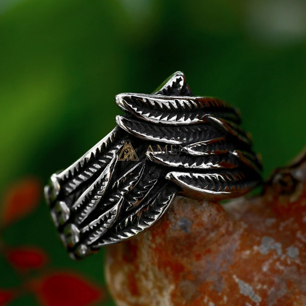 Holy Angel Wings Ring Amen Artisan - Image 4
