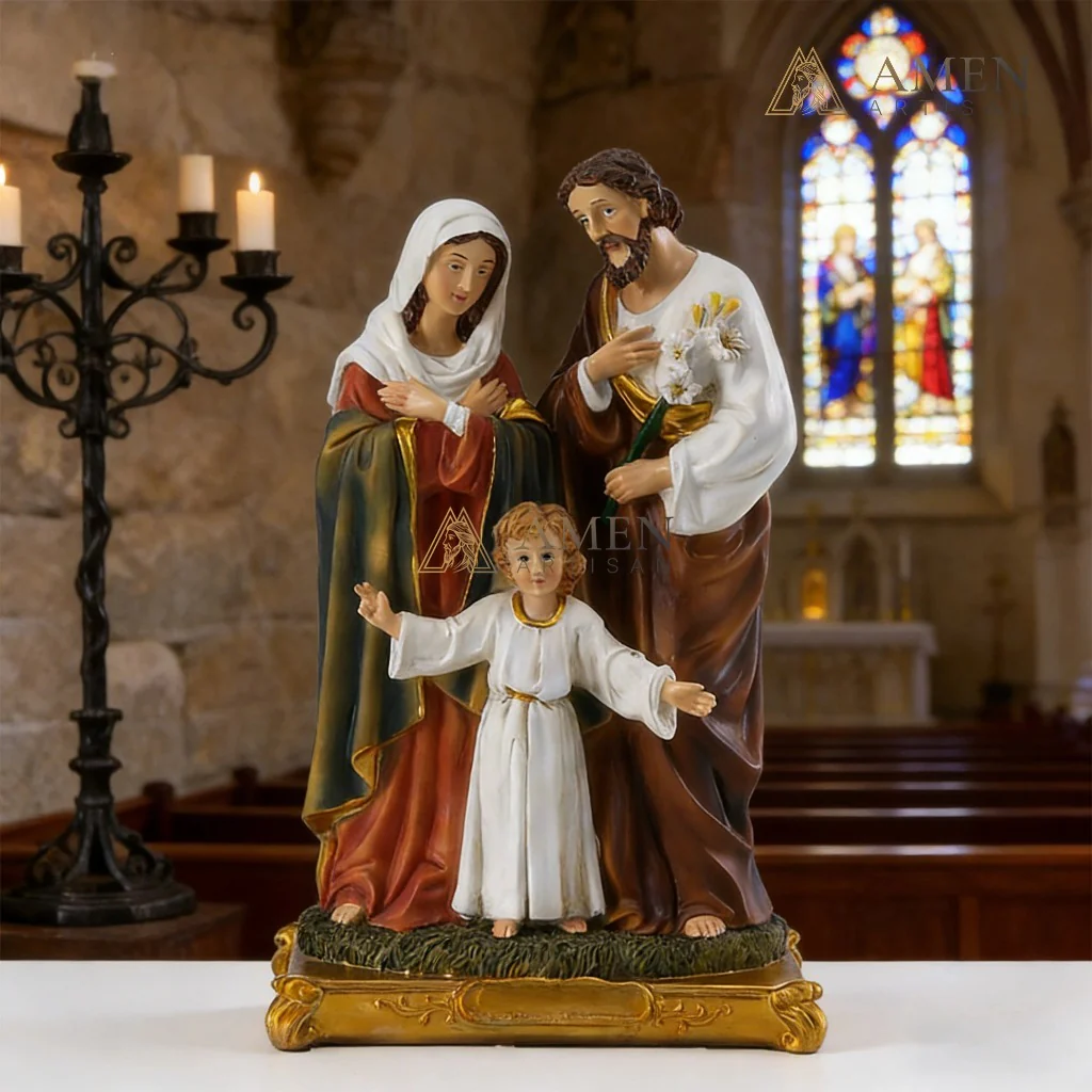 Holy Family Statue Amen Artisan - Image 3