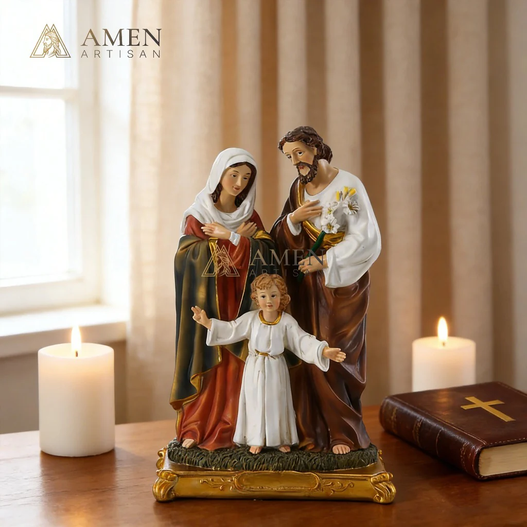 Holy Family Statue Amen Artisan - Image 4