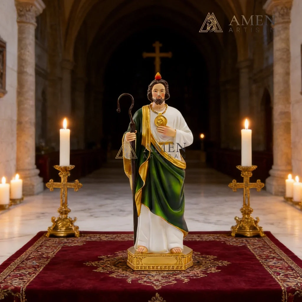 Jesus Christ Statue Amen Artisan - Image 3